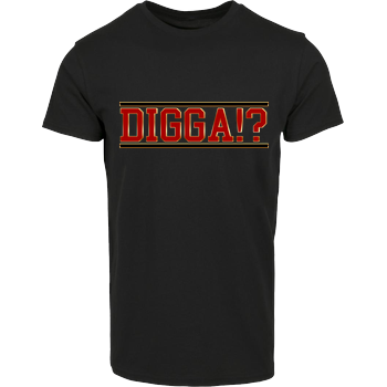 TheSnackzTV - Digga rot Hausmarke T-Shirt  - Schwarz