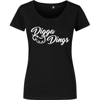 Tinkerleo - Digga Dings Damenshirt schwarz