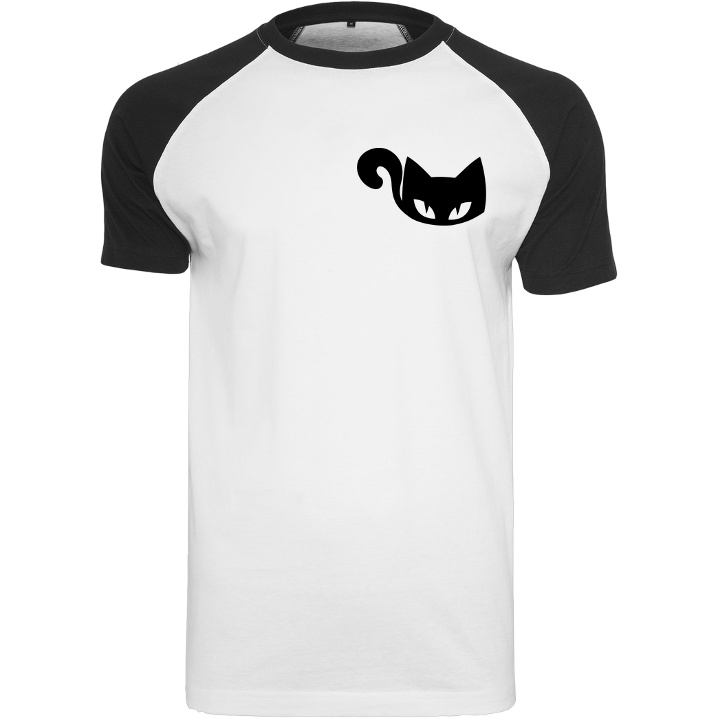 Tinkerleo Tinkerleo - Logo Pocket T-Shirt Raglan-Shirt weiß