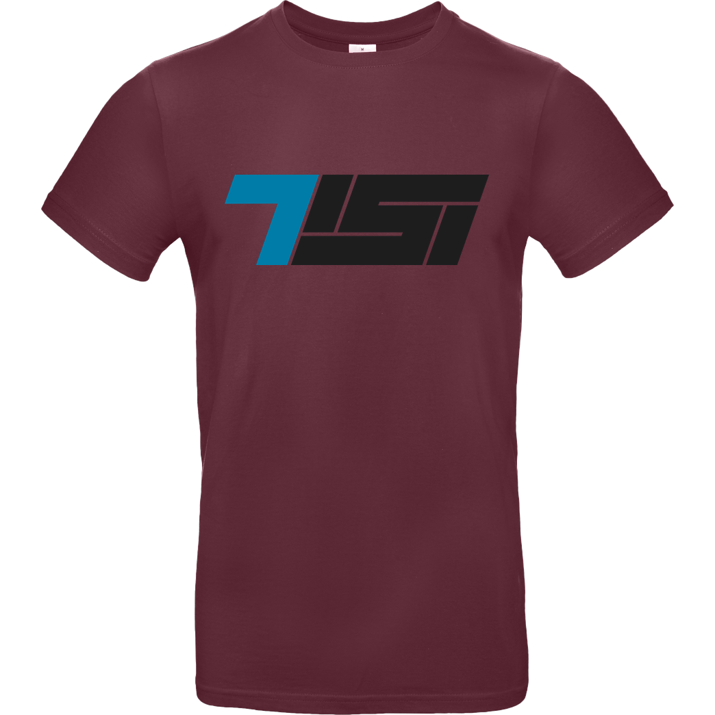 TisiSchubecH Tisi - Logo T-Shirt B&C EXACT 190 - Bordeaux