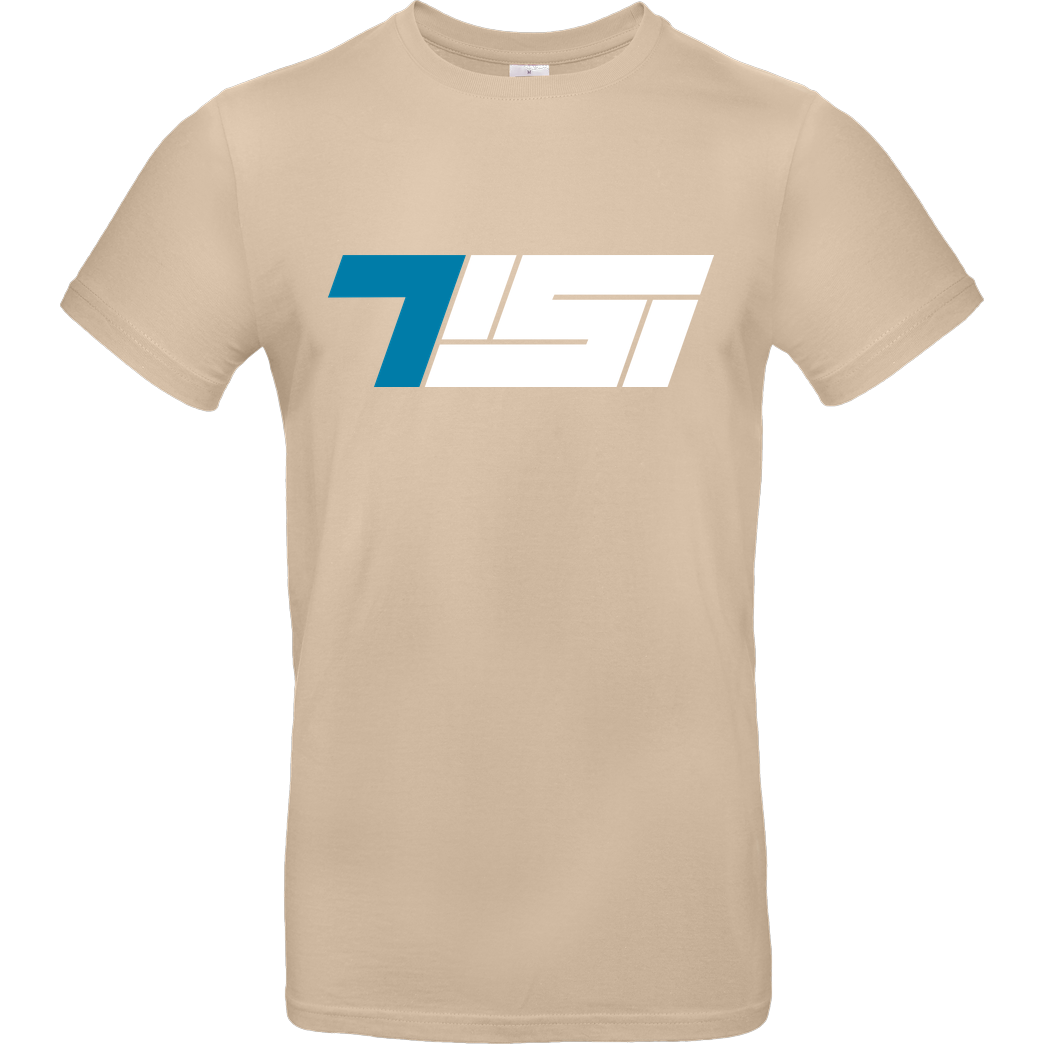 TisiSchubecH Tisi - Logo T-Shirt B&C EXACT 190 - Sand