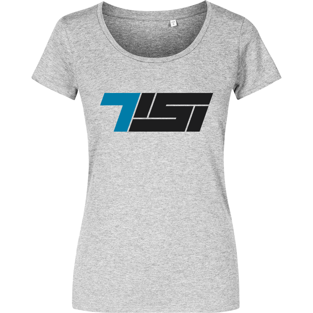 TisiSchubecH Tisi - Logo T-Shirt Damenshirt heather grey