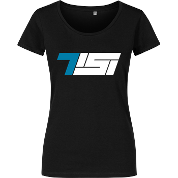 Tisi - Logo Damenshirt schwarz