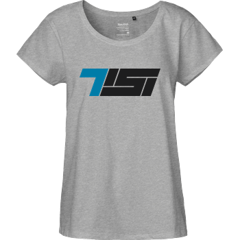 Tisi - Logo Fairtrade Loose Fit Girlie - heather grey