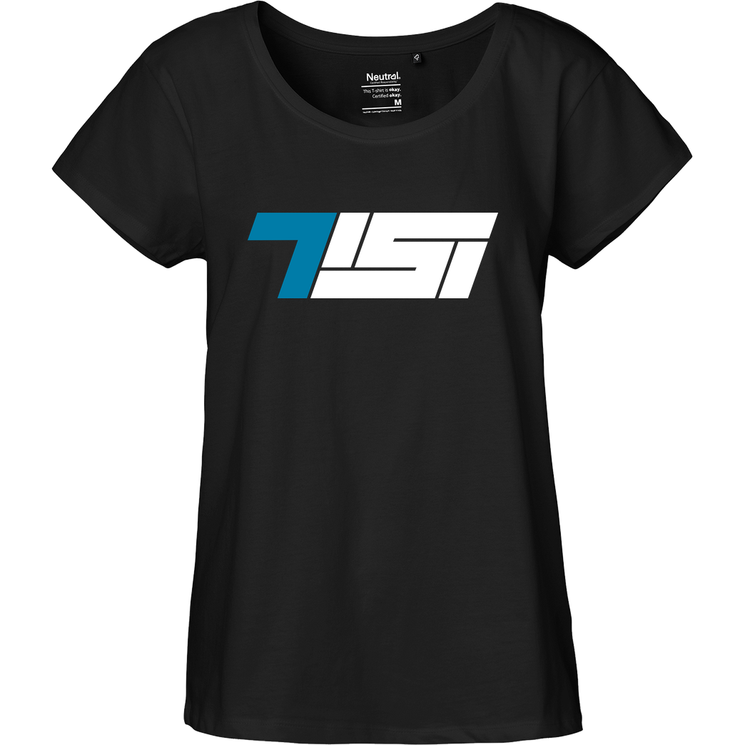 TisiSchubecH Tisi - Logo T-Shirt Fairtrade Loose Fit Girlie - schwarz
