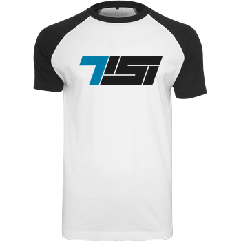 Tisi - Logo Raglan-Shirt weiß