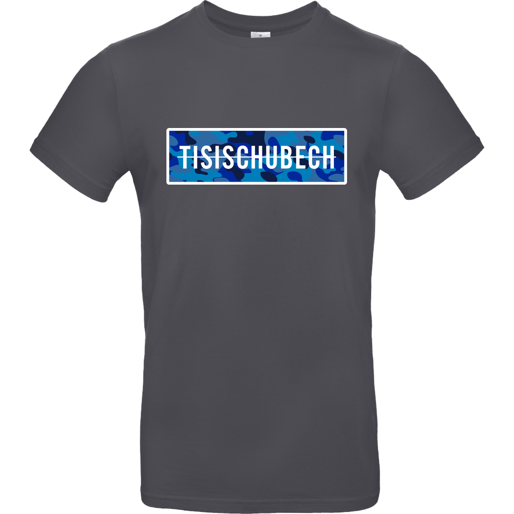 TisiSchubecH TisiSchubech - Camo Logo T-Shirt B&C EXACT 190 - Dark Grey