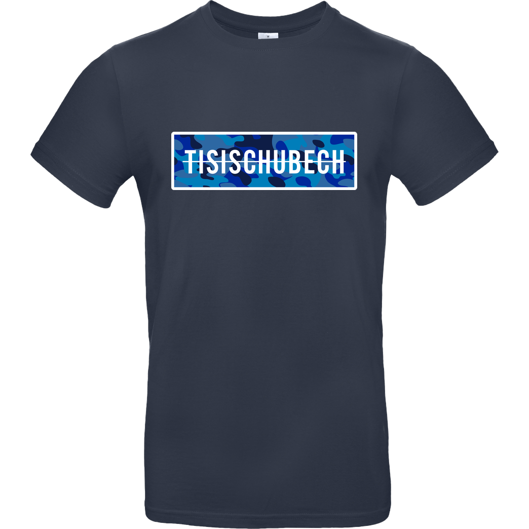 TisiSchubecH TisiSchubech - Camo Logo T-Shirt B&C EXACT 190 - Navy