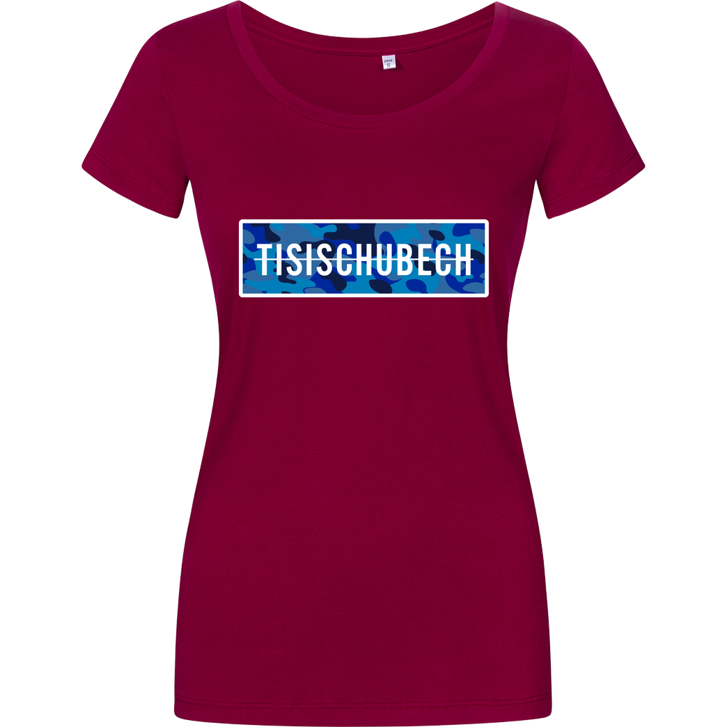 TisiSchubecH TisiSchubech - Camo Logo T-Shirt Damenshirt berry