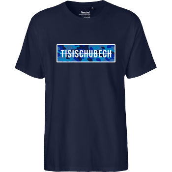 TisiSchubech - Camo Logo Fairtrade T-Shirt - navy