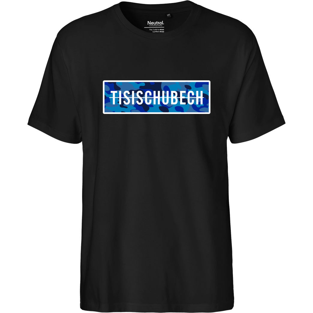TisiSchubecH TisiSchubech - Camo Logo T-Shirt Fairtrade T-Shirt - schwarz