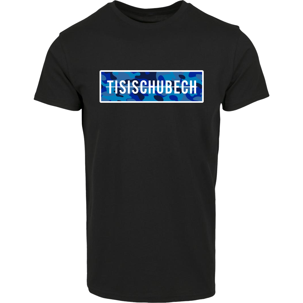 TisiSchubecH TisiSchubech - Camo Logo T-Shirt Hausmarke T-Shirt  - Schwarz