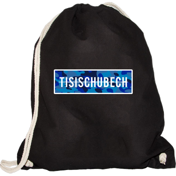 TisiSchubech - Camo Logo Turnbeutel schwarz