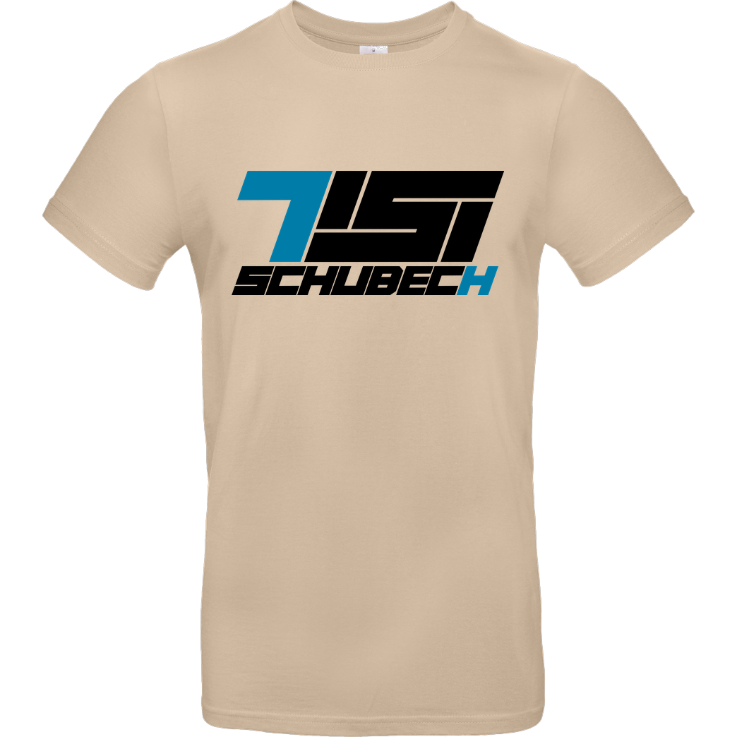 TisiSchubecH TisiSchubecH - Logo T-Shirt B&C EXACT 190 - Sand