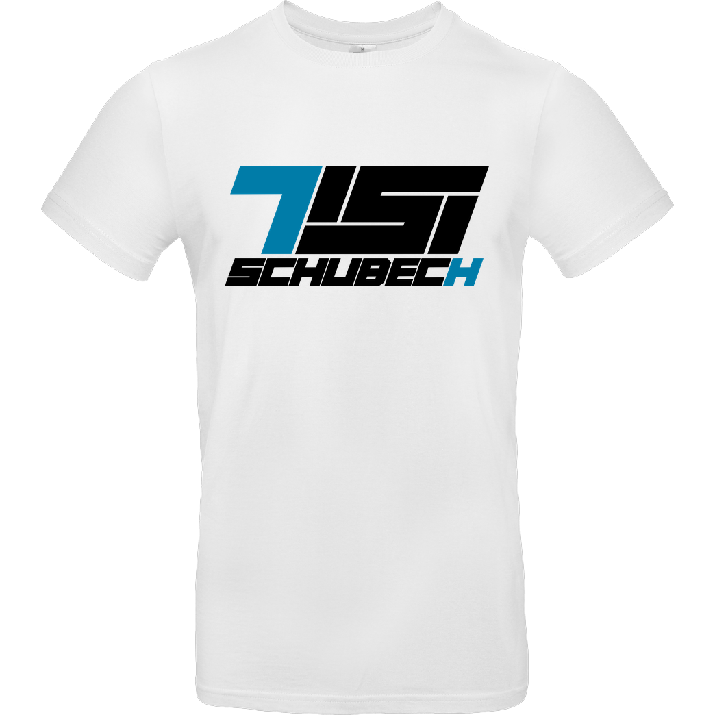TisiSchubecH TisiSchubecH - Logo T-Shirt B&C EXACT 190 - Weiß