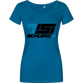 TisiSchubecH - Logo Damenshirt petrol