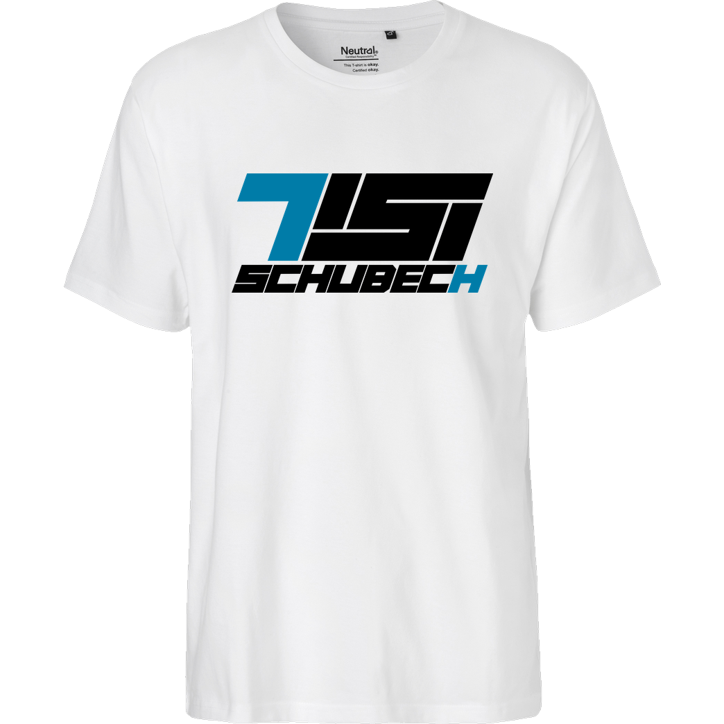 TisiSchubecH TisiSchubecH - Logo T-Shirt Fairtrade T-Shirt - weiß