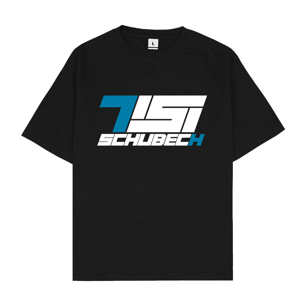 TisiSchubecH TisiSchubecH - Logo T-Shirt Oversize T-Shirt - Schwarz