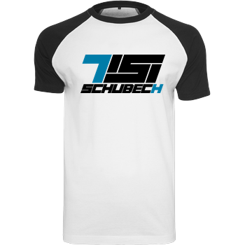 TisiSchubecH - Logo Raglan-Shirt weiß