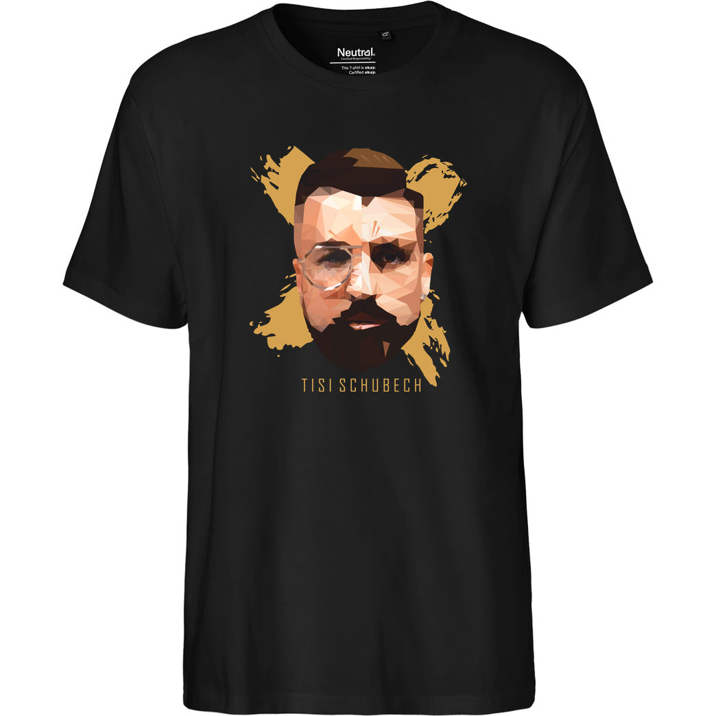 TisiSchubecH TiSiSchubecH - Polygon Head T-Shirt Fairtrade T-Shirt - schwarz