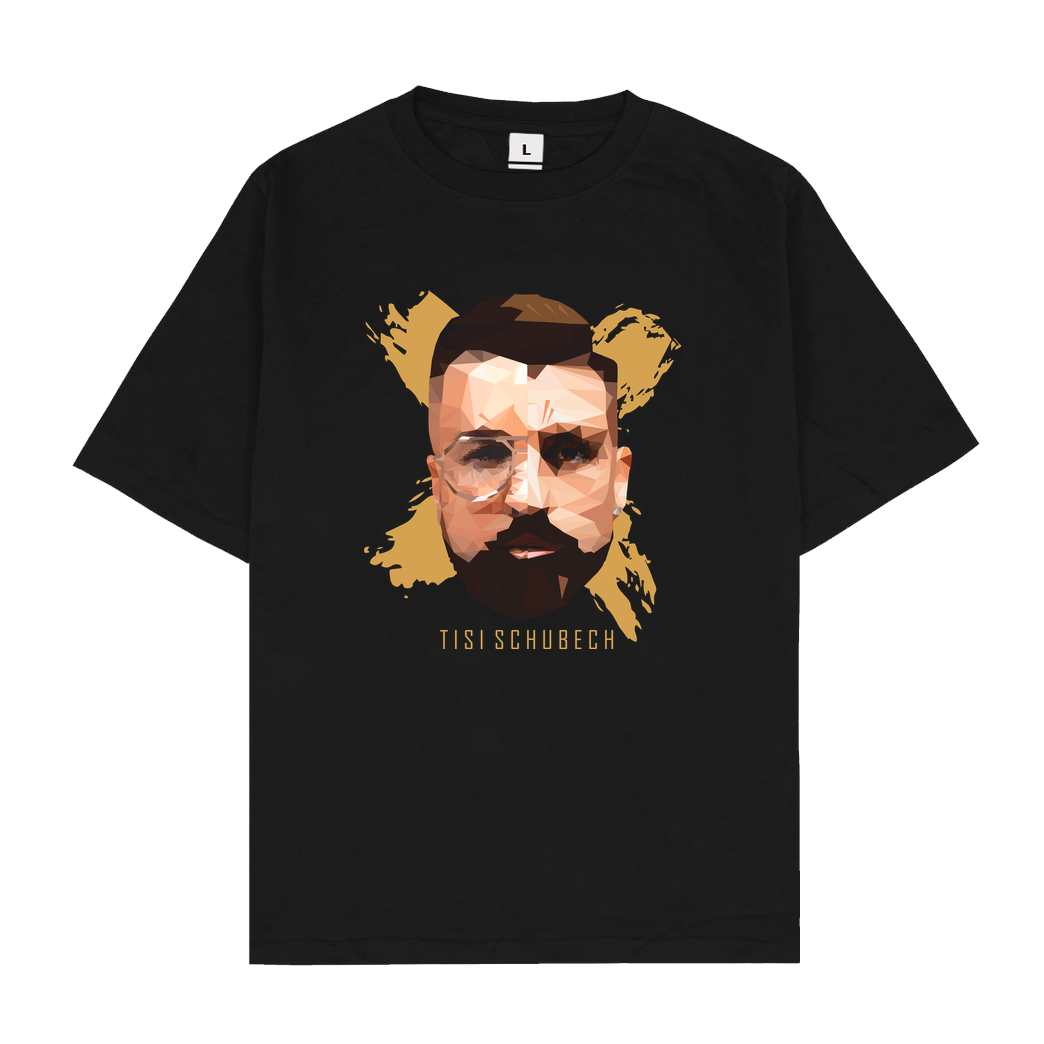 TisiSchubecH TiSiSchubecH - Polygon Head T-Shirt Oversize T-Shirt - Schwarz