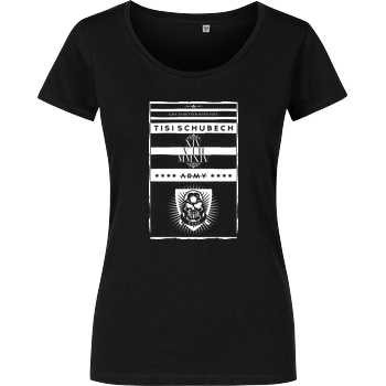 TisiSchubecH - Skull Logo Damenshirt schwarz