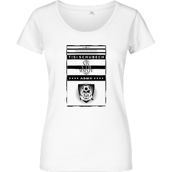 TisiSchubecH - Skull Logo Damenshirt weiss