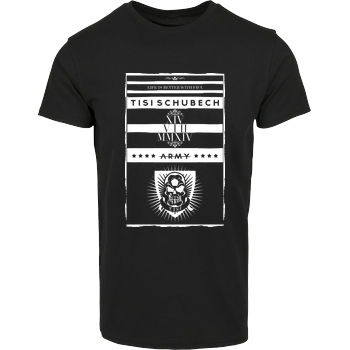 TisiSchubecH - Skull Logo Hausmarke T-Shirt  - Schwarz