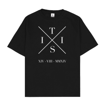 TisiSchubecH - X Logo Oversize T-Shirt - Schwarz