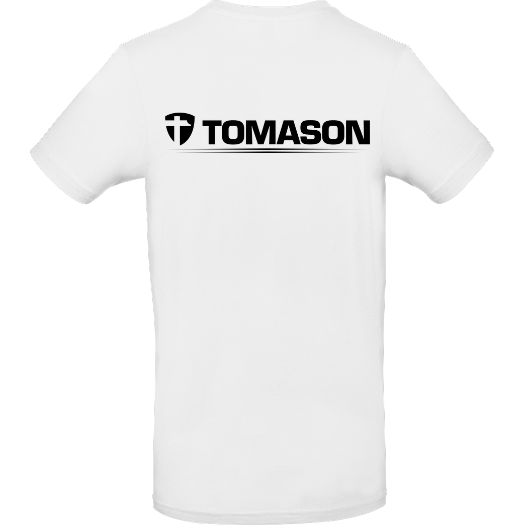 Tomason Tomason - Logo T-Shirt B&C EXACT 190 - Weiß