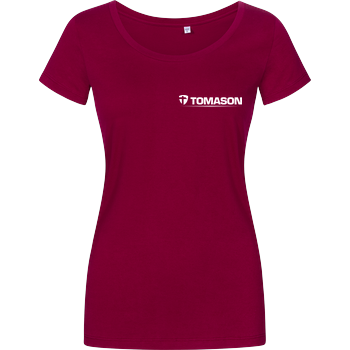 Tomason - Logo Damenshirt berry