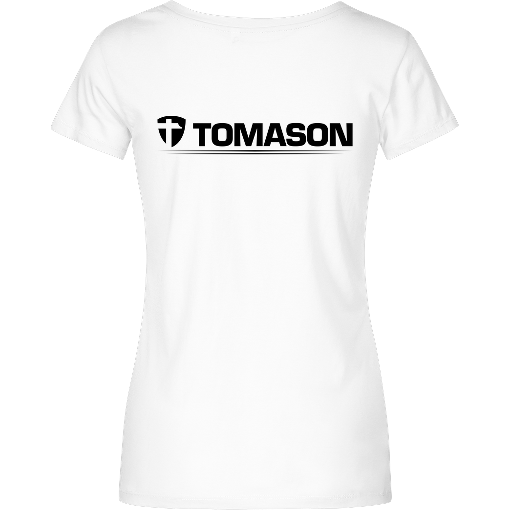 Tomason Tomason - Logo T-Shirt Damenshirt weiss