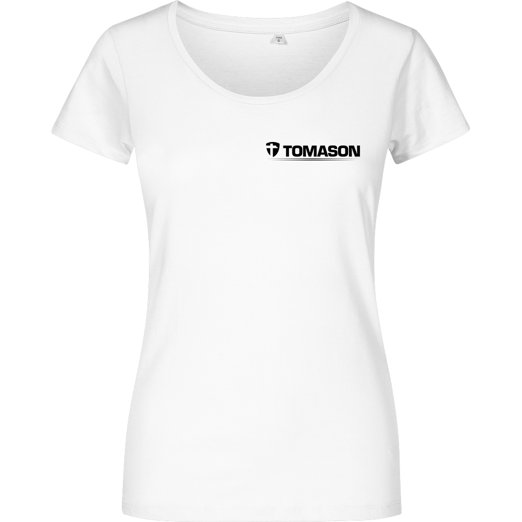 Tomason Tomason - Logo T-Shirt Damenshirt weiss