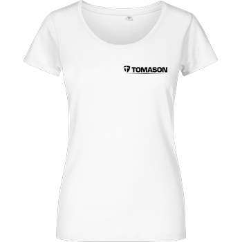Tomason - Logo Damenshirt weiss