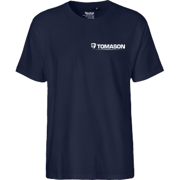 Tomason - Logo Fairtrade T-Shirt - navy