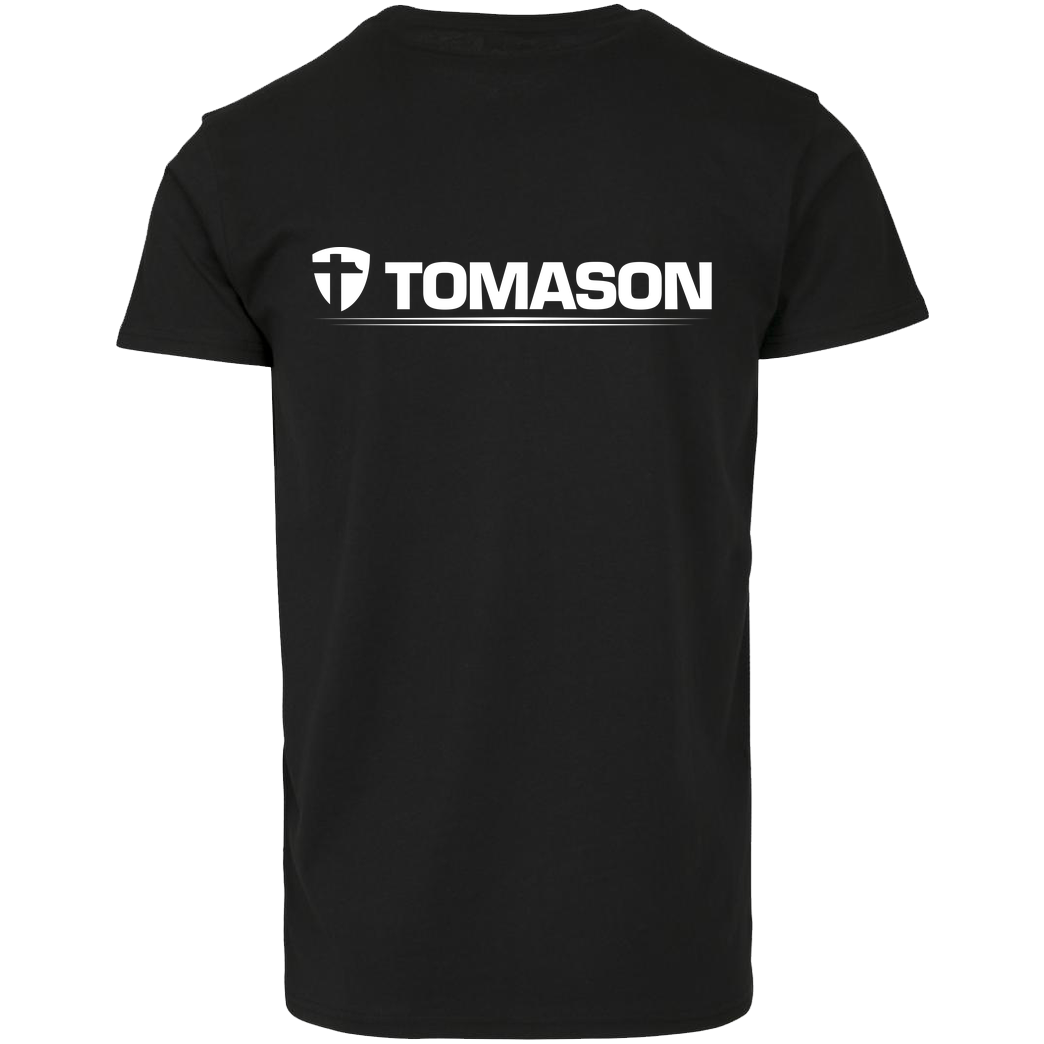 Tomason Tomason - Logo T-Shirt Hausmarke T-Shirt  - Schwarz