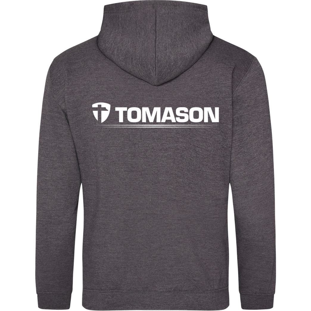 Tomason Tomason - Logo Sweatshirt JH Hoodie - Dark heather grey