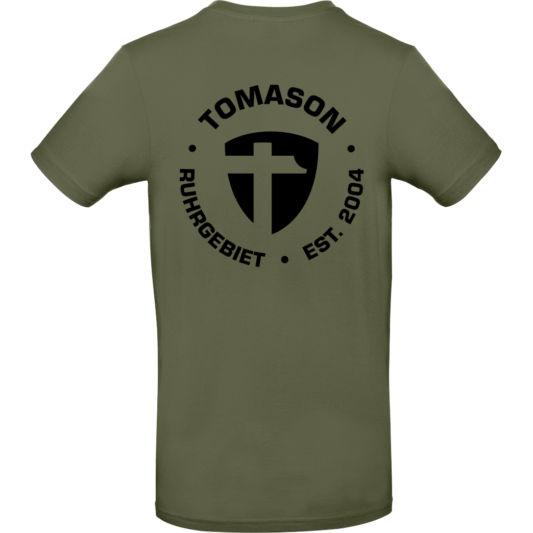 Tomason Tomason - Logo rund T-Shirt B&C EXACT 190 - Khaki