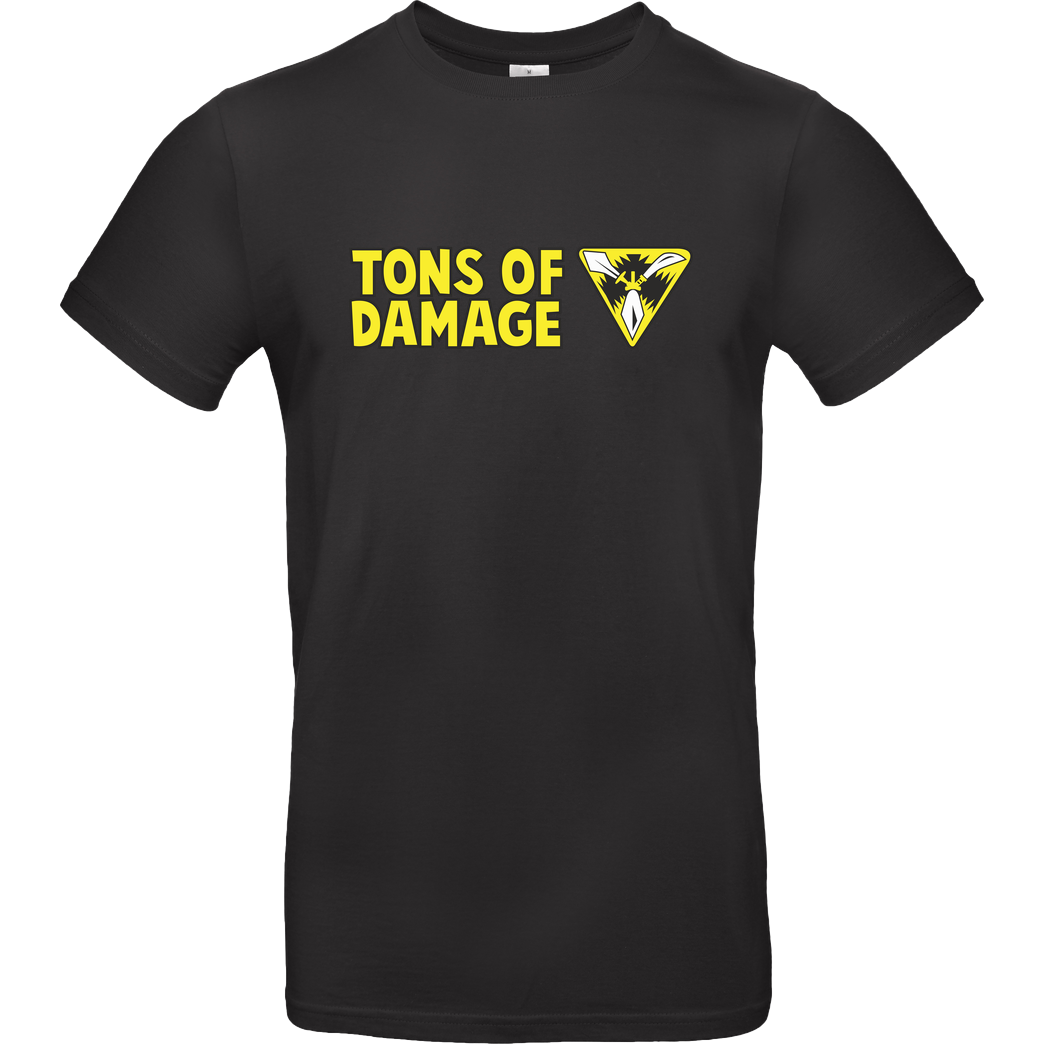 IamHaRa Tons of Damage T-Shirt B&C EXACT 190 - Schwarz