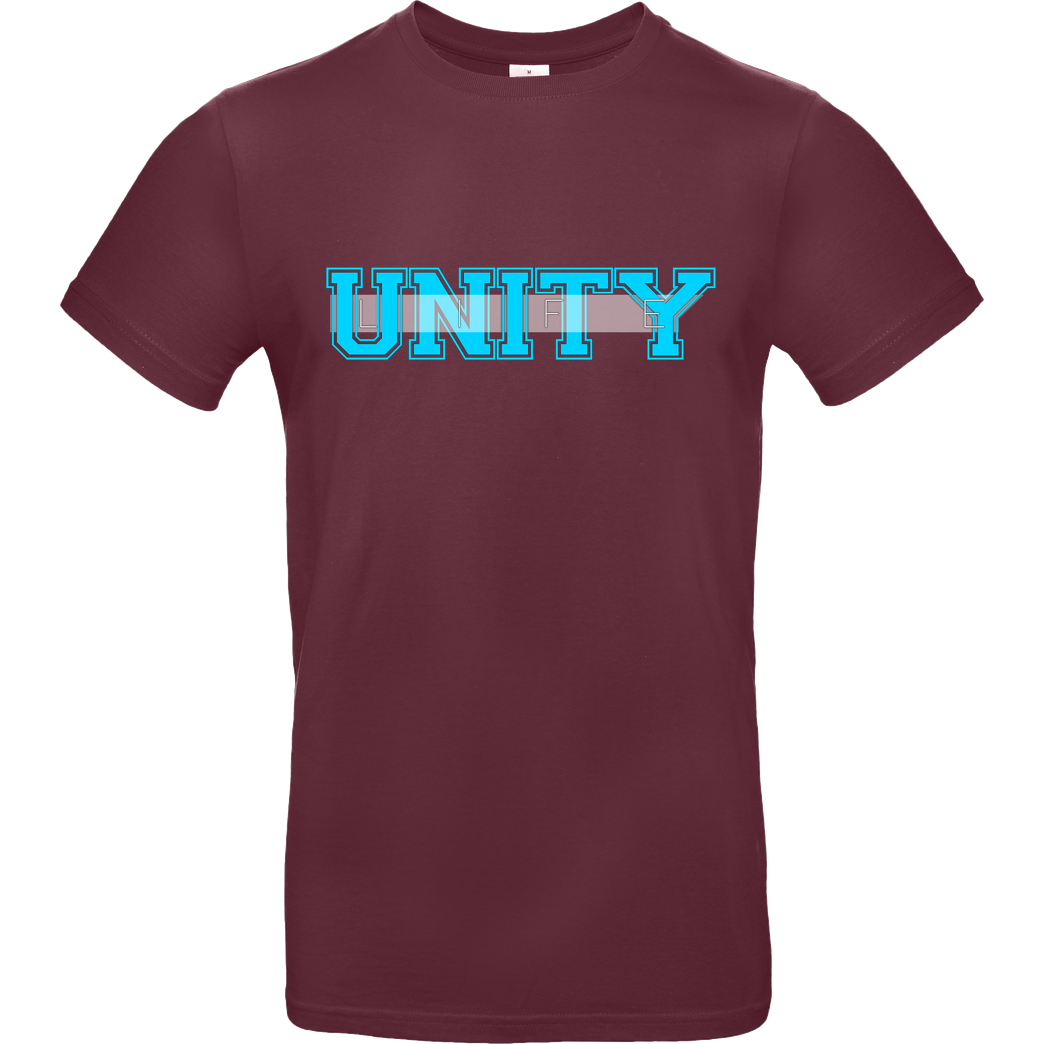 ScriptOase Unity-Life - College Logo T-Shirt B&C EXACT 190 - Bordeaux