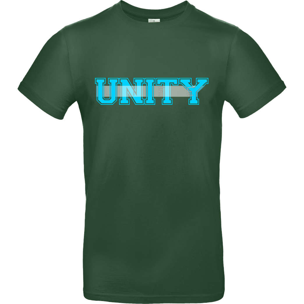 ScriptOase Unity-Life - College Logo T-Shirt B&C EXACT 190 - Flaschengrün