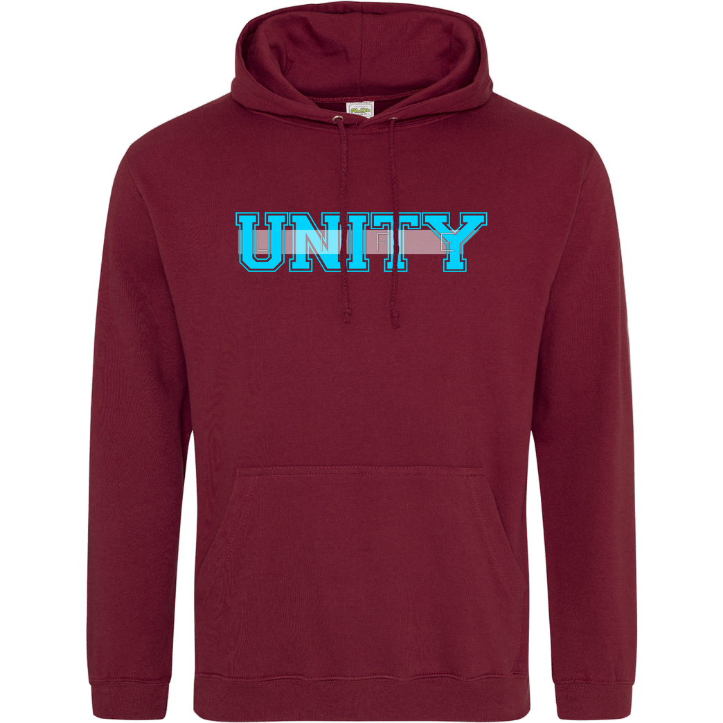 ScriptOase Unity-Life - College Logo Sweatshirt JH Hoodie - Bordeaux