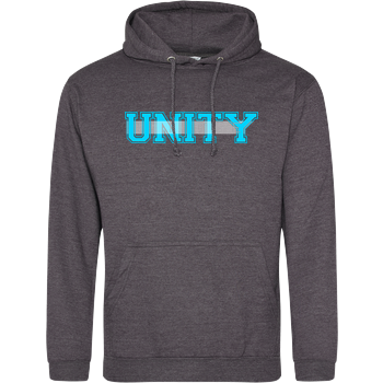 Unity-Life - College Logo JH Hoodie - Dark heather grey