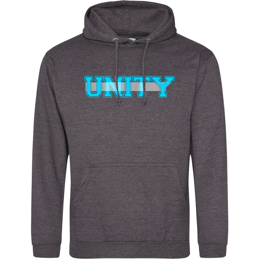 ScriptOase Unity-Life - College Logo Sweatshirt JH Hoodie - Dark heather grey