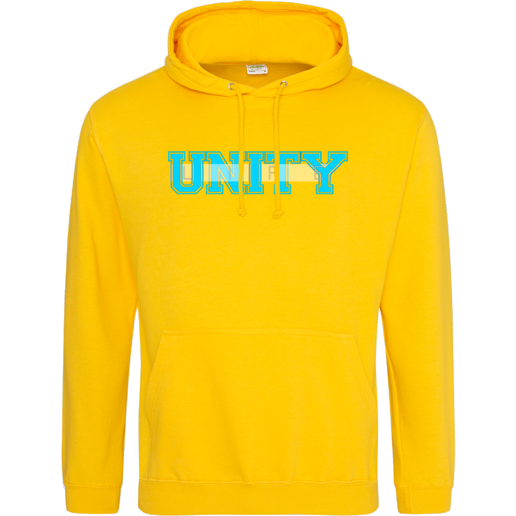 ScriptOase Unity-Life - College Logo Sweatshirt JH Hoodie - Gelb