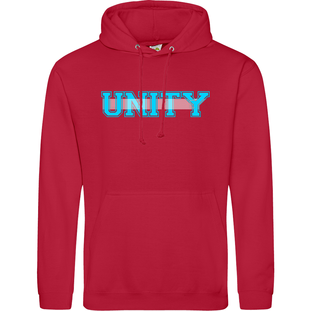 ScriptOase Unity-Life - College Logo Sweatshirt JH Hoodie - Rot