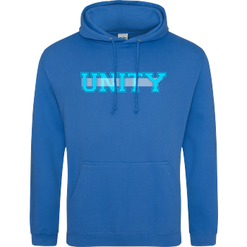 Unity-Life - College Logo JH Hoodie - saphirblau