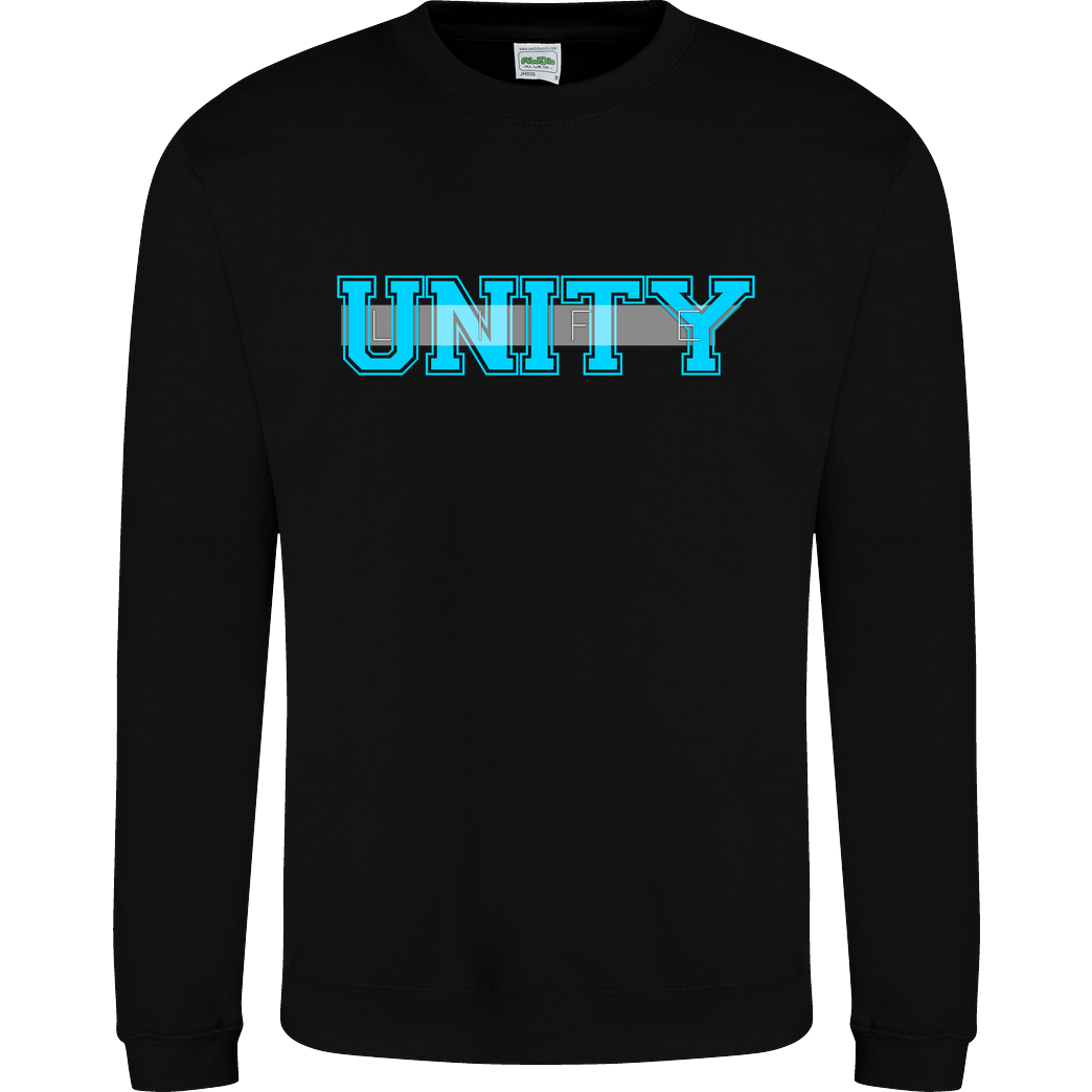 ScriptOase Unity-Life - College Logo Sweatshirt JH Sweatshirt - Schwarz