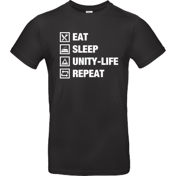 Unity-Life - Eat, Sleep, Repeat B&C EXACT 190 - Schwarz
