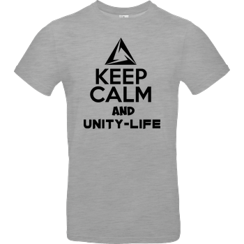 Unity-Life - Keep Calm B&C EXACT 190 - heather grey
